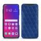 Funda de piel Oppo Find X - Bleu océan - Couture ( Nappa - Pantone 293C ) 
