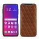 Funda de piel Oppo Find X - Marron - Couture ( Nappa - Pantone 1615C ) 