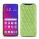 Custodia in pelle Oppo Find X - Vert olive - Couture ( Nappa - Pantone 578U ) 