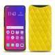 Custodia in pelle Oppo Find X - Jaune fluo - Couture