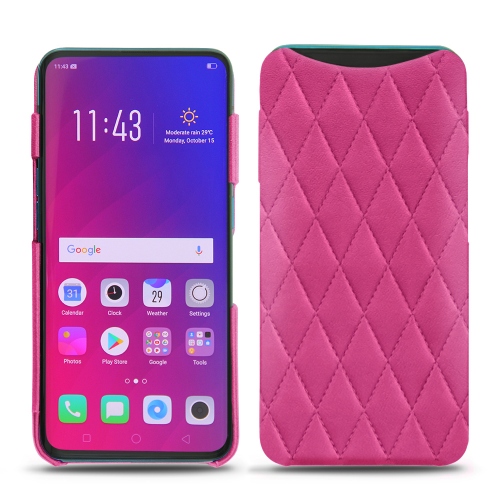 Custodia in pelle Oppo Find XRose BB - Couture ( Pantone #DB599F )