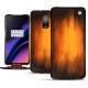 OnePlus 6T leather case - Fauve Patine