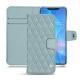 Capa em pele Huawei Mate 20 Pro - Bleu ciel - Couture ( Nappa - Pantone 277C ) 