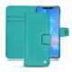 Capa em pele Huawei Mate 20 Pro - Bleu fluo