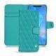 Capa em pele Huawei Mate 20 Pro - Bleu fluo - Couture