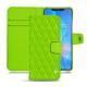 Housse cuir Huawei Mate 20 Pro - Vert fluo - Couture