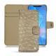 Housse cuir Huawei Mate 20 Pro - Autruche desert