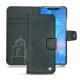 Huawei Mate 20 Pro leather case - Blu marino