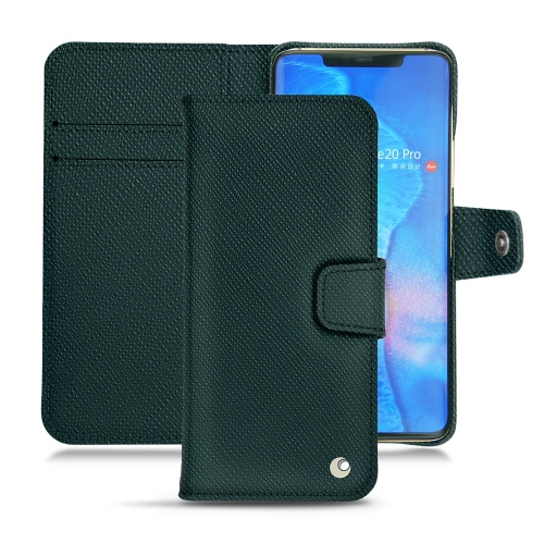 가죽 커버 Huawei Mate 20 ProVert séduisant ( Pantone #1d3c34 ) 