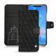 Huawei Mate 20 Pro leather case - Negre poudro - Couture