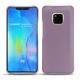 Coque cuir Huawei Mate 20 Pro - Lilas ( Nappa - Pantone 2645U ) 