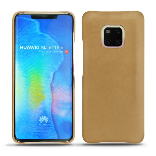 Custodia in pelle Huawei Mate 20 ProSable vintage ( Pantone #9b7340 ) 