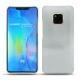 Huawei Mate 20 Pro leather cover - Platinium ( Pantone 877C ) 