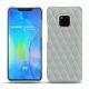 Capa em pele Huawei Mate 20 Pro - Gris - Couture ( Nappa - Pantone W428C ) 