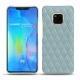 Lederschutzhülle Huawei Mate 20 Pro - Bleu ciel - Couture ( Nappa - Pantone 277C ) 