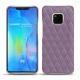 Funda de piel Huawei Mate 20 Pro - Lilas - Couture ( Nappa - Pantone 2645U ) 