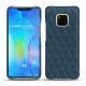 Huawei Mate 20 Pro leather cover - Indigo - Couture ( Pantone 303U ) 