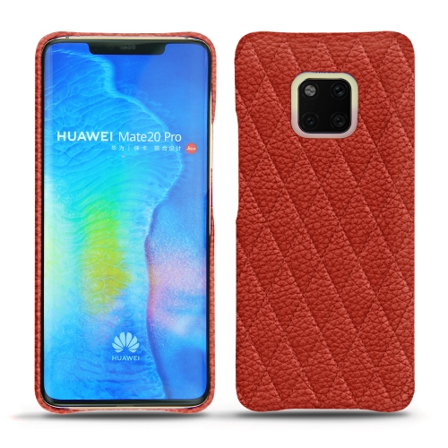 Protections haut de gamme - étui, housse, coque - pour Huawei Mate 20 Pro par NorevePapaye - Couture ( Pantone #b54317 ) 