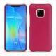 Capa em pele Huawei Mate 20 Pro - Rose fluo