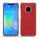 Capa em pele Huawei Mate 20 Pro - Rouge troupelenc - Couture