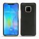 Huawei Mate 20 Pro leather cover - Negre poudro