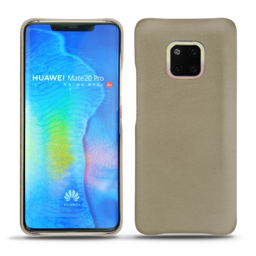 Custodia in pelle Huawei Mate 20 ProDarboun sabla ( Pantone #BCB1A1 )