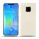 Lederschutzhülle Huawei Mate 20 Pro - Blanc escumo