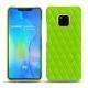 Funda de piel Huawei Mate 20 Pro - Vert fluo - Couture