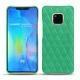 Coque cuir Huawei Mate 20 Pro - Menthe vintage - Couture