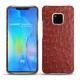Custodia in pelle Huawei Mate 20 Pro - Autruche ciliegia