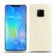 Huawei Mate 20 Pro leather cover - Crocodile milk