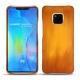 Huawei Mate 20 Pro leather cover - Orange Patine