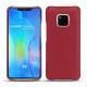 Coque cuir Huawei Mate 20 Pro - Rouge passion