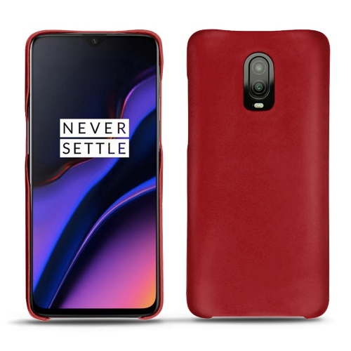 Funda de piel OnePlus 6TRouge ( Nappa - Pantone #d50032 ) 