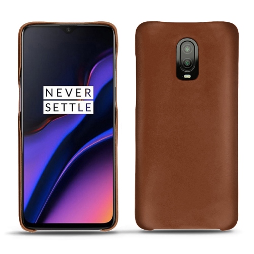 가죽 커버 OnePlus 6TMarron ( Nappa - Pantone #8B4720 ) 