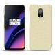 Custodia in pelle OnePlus 6T - Ivoire ( Sleek P C12 - White ) 