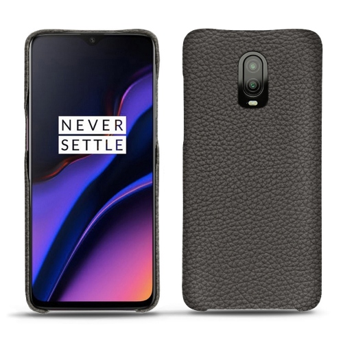 Funda de piel OnePlus 6TAnthracite ( Pantone #41403c ) 
