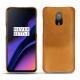 Capa em pele OnePlus 6T - Or Maïa ( Pantone 871C ) 
