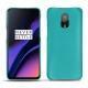 Capa em pele OnePlus 6T - Bleu fluo