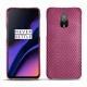 Coque cuir OnePlus 6T - Serpent ciclamino