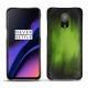 Coque cuir OnePlus 6T - Vert Patine