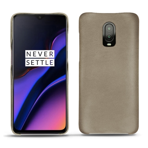 Funda de piel OnePlus 6TDarboun sabla ( Pantone #BCB1A1 )