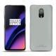 OnePlus 6T leather cover - Gris PU