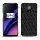 Custodia in pelle OnePlus 6T - Ebène - Couture ( Sleek P C12 - Black ) 