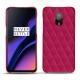 Lederschutzhülle OnePlus 6T - Rose fluo - Couture