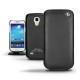 Funda de piel Samsung GT-i9190 Galaxy S4 mini  - Noir ( Nappa - Black ) 