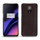 OnePlus 6T leather cover - Marron envoûtant