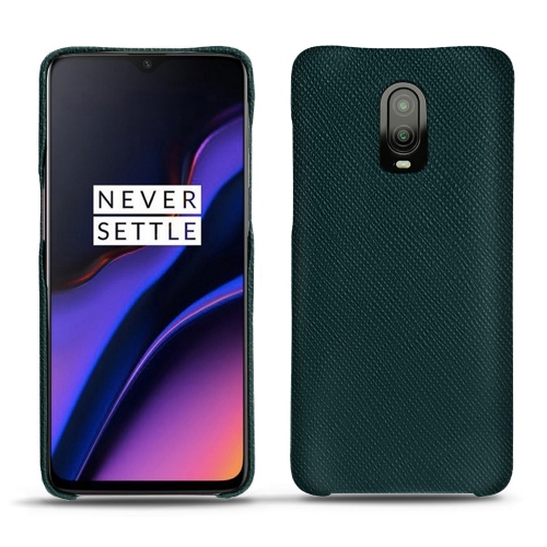 OnePlus 6T leather covers and casesVert séduisant ( Pantone #1d3c34 ) 