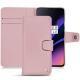 Lederschutzhülle OnePlus 6T - Rose ( Nappa - Pantone 2365C ) 