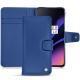 OnePlus 6T leather case - Bleu océan ( Nappa - Pantone 293C ) 